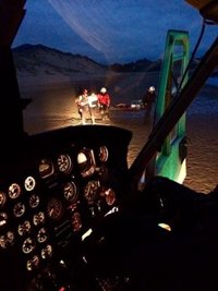 Evacuada en helicóptero tras romperse el brazo al caer de un caballo