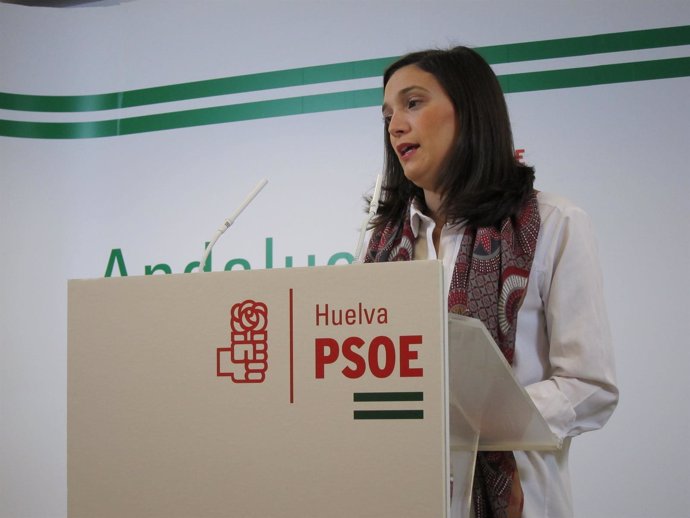 La vicesecretaria general del PSOE de Huelva, María Márquez. 