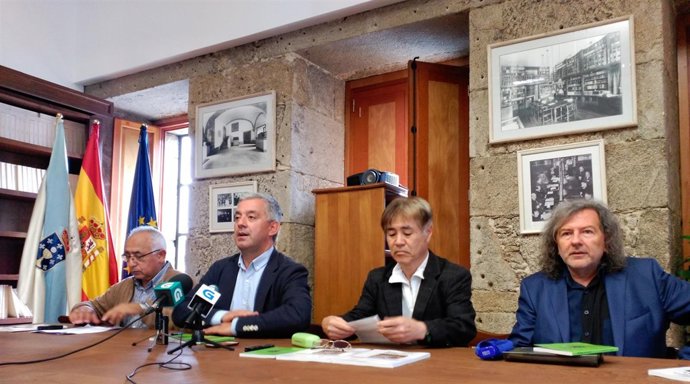 Secretario xeral de Política Lingüística, Valentín García y Takekazu Asaka