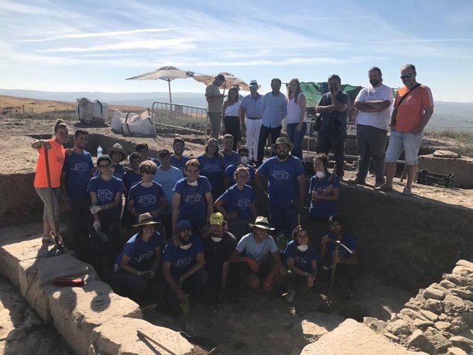 Visita a los voluntarios que trabajan en Cástulo.