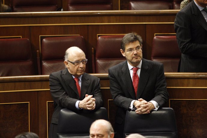 Cristóbal Montoro y Rafael Catalá