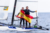 Echávarri y Pacheco, subcampeones de Europa de Nacra 17