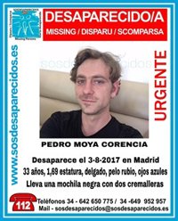 Desaparecido un hombre de 33 años tras salir de su casa en Puerta del Ángel para ir a trabajar