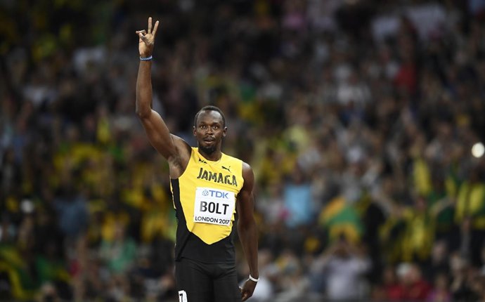 El velocista jamaicano Usain Bolt
