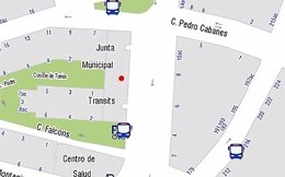 Plano del distrito de Trànsits