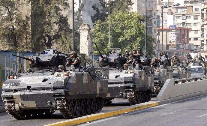 Carros de combate del Ejército de Líbano