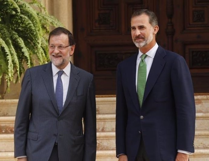 Felipe VI y Mariano Rajoy