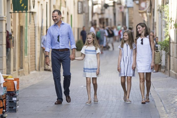 La familia real en mallorca