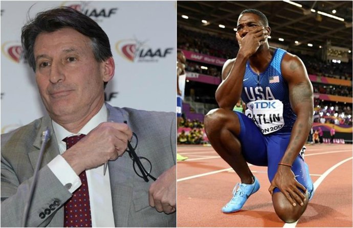 Sebastian Coe Justin Gatlin