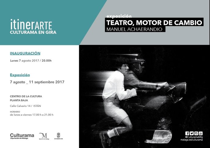 Exposición teatro motor cambio istán málaga diputación