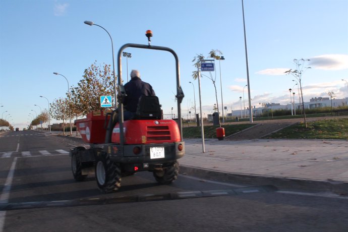 CARRETILLA, OBRAS, AUTÓNOMO, TRABAJADOR, PARO, TRABAJO