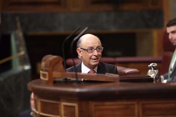 Cristóbal Montoro en el Congreso de los Diputados