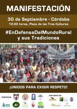 Manifestación por el mundo rural