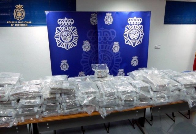 Hachís intervenido en la feria de Ceuta