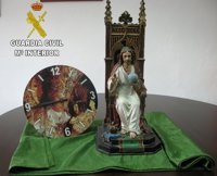 Detenido un hombre por robar varios objetos religiosos de la capilla de un hospital en Serra