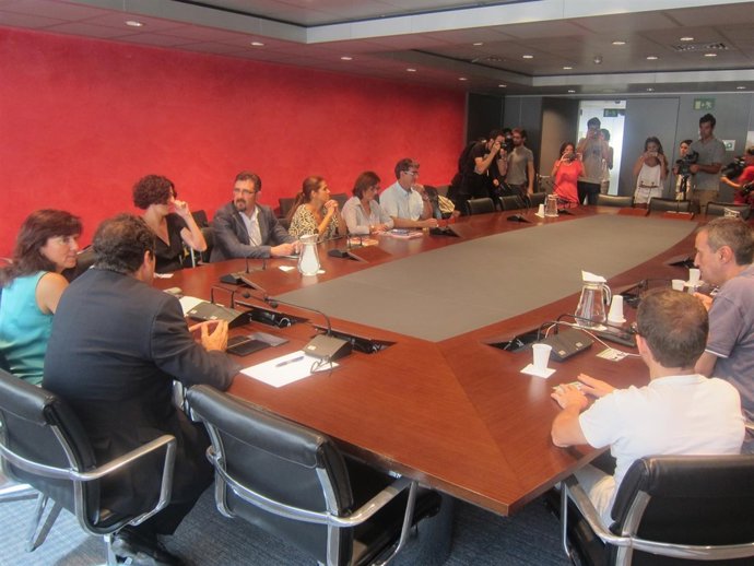 Reunió sobre la vaga d'Eulen a l'Aeroport de Barcelona