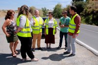 Diputación y Junta iniciarán la mejora de la carretera de acceso a Purullena