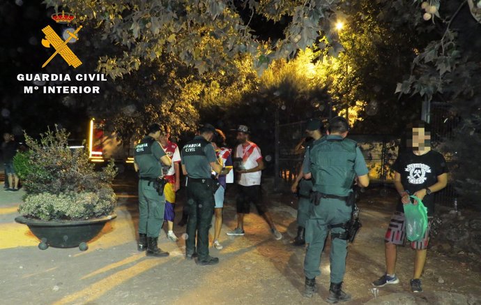 Dispositivo de la Guardia Civil en el Shikillo Festival