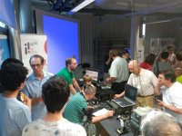Una treintena de personas participa en una jornada sobre radiocomunicaciones en la UPNA