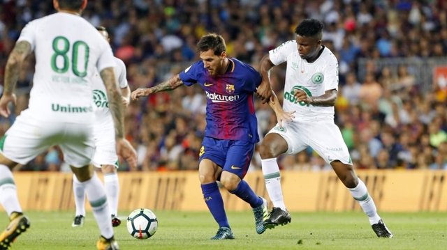 El Barcelona golea al Chapecoense en el homenaje del Gamper