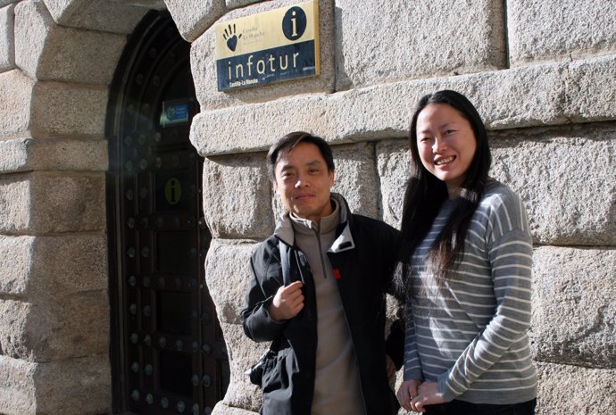 Turistas, chinos, ciudad de Toledo, turismo