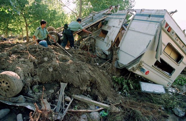 Se cumplen 20 años de la tragedia del camping de las Nieves, Biescas