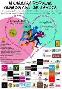 FEDER celebra en Zamora la 'VI Carrera Popular de la Guardia Civil'