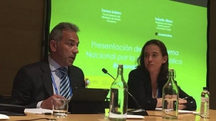 Valentín Alfaya present la Plataforma Nacional Española para la Acción Climática