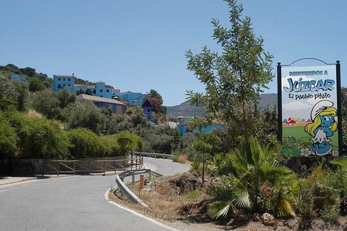 Júzcar Pueblo pitufo azul turismo 