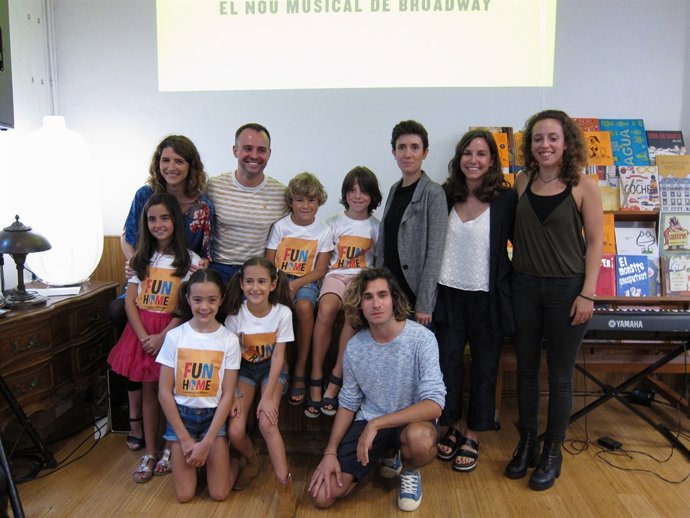 Los actores del musical 'Fun home'            