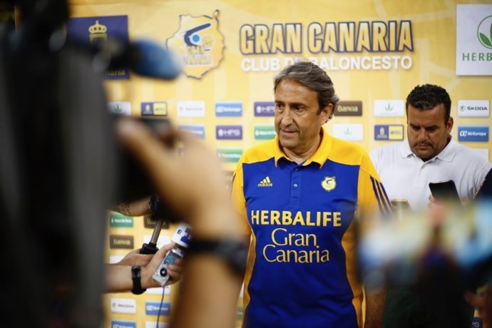Luis Casimiro, entrenador de l'Herbalife Gran Canaria