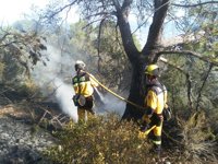 Activado el nivel 1 en un incendio forestal en Ibiza