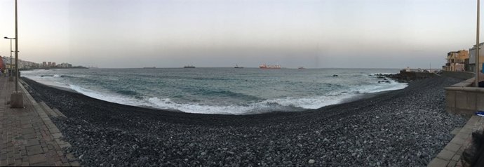 Playa de San Cristóbal, en Las Palmas de Gran Canaria