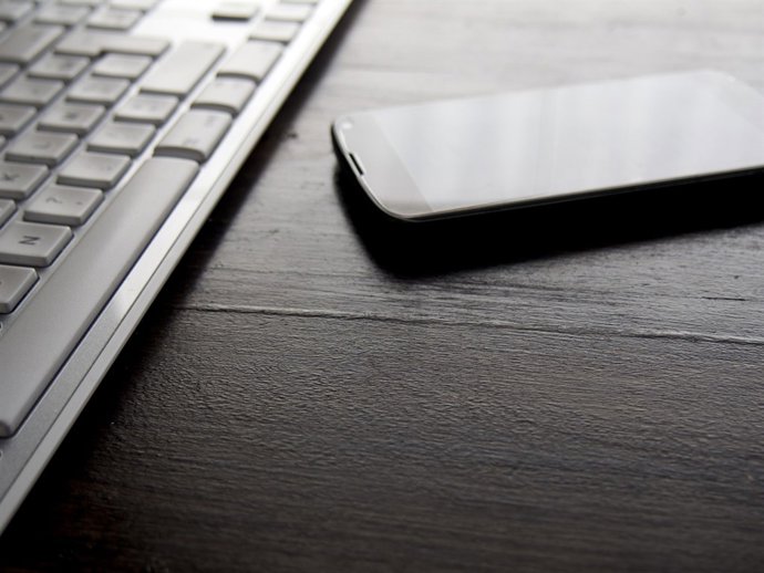 Smartphone telèfon mòbil recurs negocis ordinador portàtil