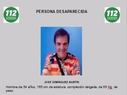 José Domínguez Martín, desaparecido en Mérida
