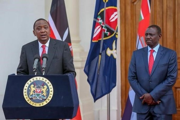 Presidente de Kenia,  Uhuru Kenyatta