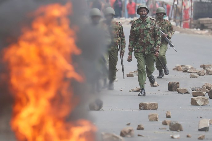 Protestas en Nairobi tras las elecciones presidenciales