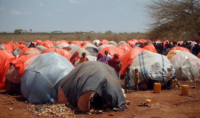 Desplazados internos en Baidoa (Somalia)