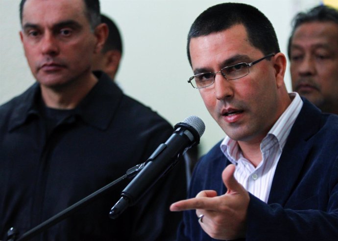 El ministro de Exteriores de Venezuela Jorge Arreaza.