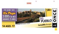 La ONCE dedica el cupón del próximo lunes a Cornudilla (Burgos), dentro de la serie 'Mi pueblo'