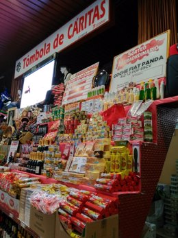 Tómbola Cáritas feria Albacete