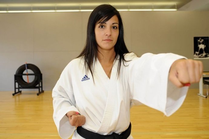 La karateca Cristina Vizcaíno