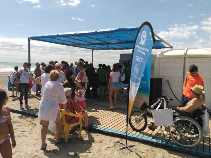 La Playa d'Almardà, la más accesible para los fans