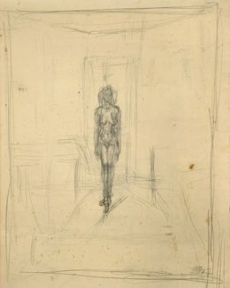 Dibuix de Giacometti