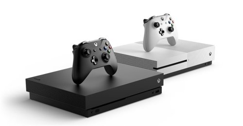 Xbox One en negro y blanco 