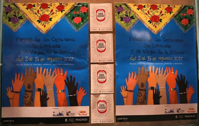 Uno de lso carteles con el 'No es no'