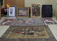 Recuperan 34 obras de arte robadas, entre ellas un tapiz flamenco del s. XVI