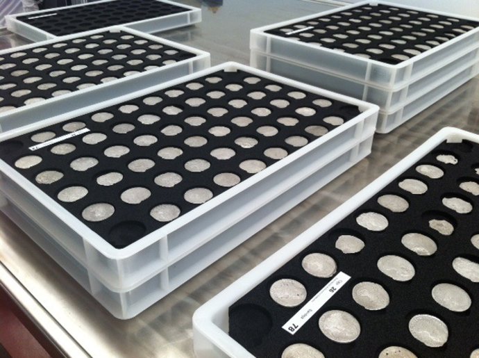 Monedas de la fragata Nuestra Señora de las Mercedes