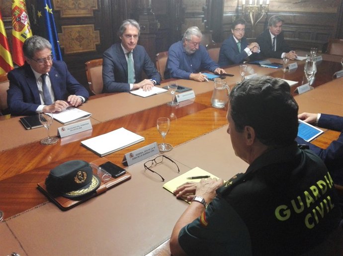El ministre Í.de la Serna i el delegat del Govern espanyol  a Catalunya I.Millo