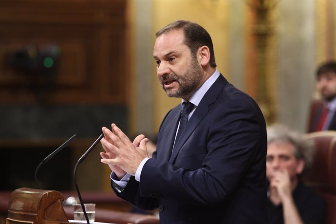 José Luis Ábalos, en la tribuna